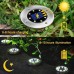 Waterproof LED Solar Garden Lights For In-Ground, Patio, Lawn, Yard, Pathway, Walkway - Pack Of 4